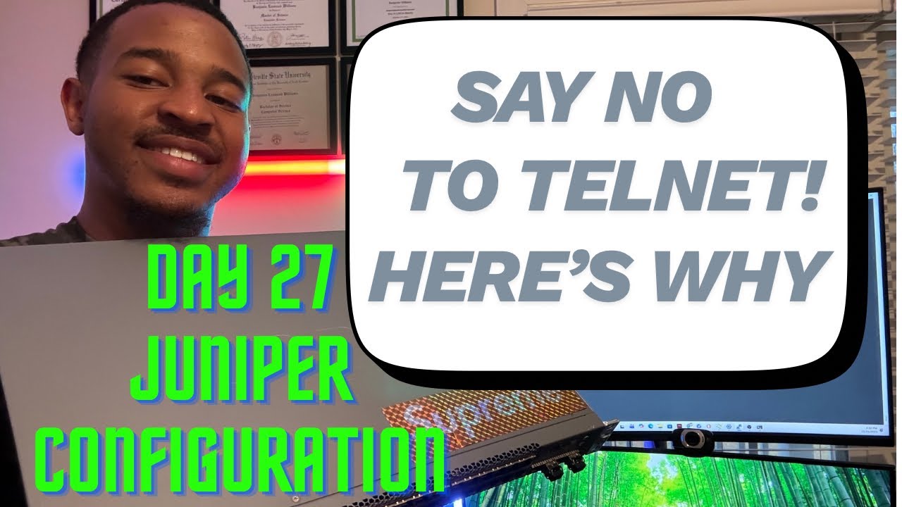 This Is Why Telnet Is a Bad Idea Wireshark Demo | Day 27 Juniper Networking