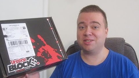 Horror Block Unboxing BEST BLOCK EVER! October 2014!