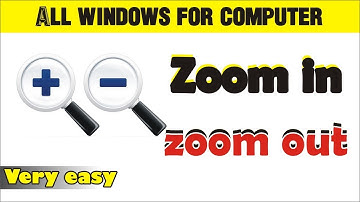 How to Zoom Out on a Computer Desktop : Basic Computer Operations windows zooming 2018-Alichinioti