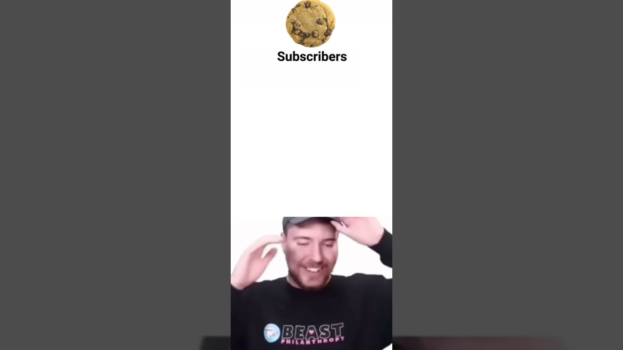 Mr beast hits a cookie 🍪 🍪🍪🍪🍪🍪🍪