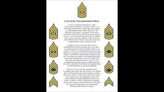 NCO Creed Stanza 3