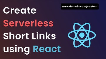 CREATE SHORT LINKS WITHOUT BACKEND  || REACT JS