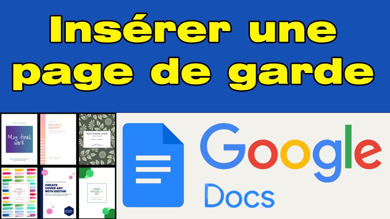 Insérer Page De Garde www.youtube.com