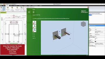 DigiPara Liftdesigner 2017 Preview: Using Autodesk Inventor CAD Files