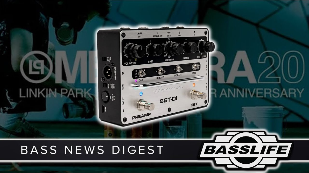 Bassweek 7 Ampeg SGTDI bass preamp, Kiesel Aries2 guitars and basses