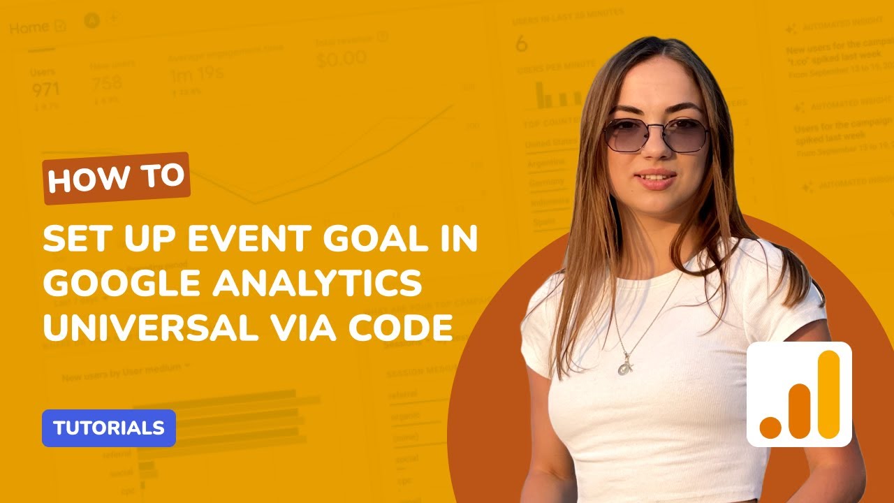 How to Set Up Event Goal in Google Analytics Universal via code 📈 - YouTube