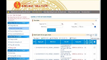 Hướng dẫn sửa chứng từ bị Kho bạc trả về trên Dịch Vụ Công