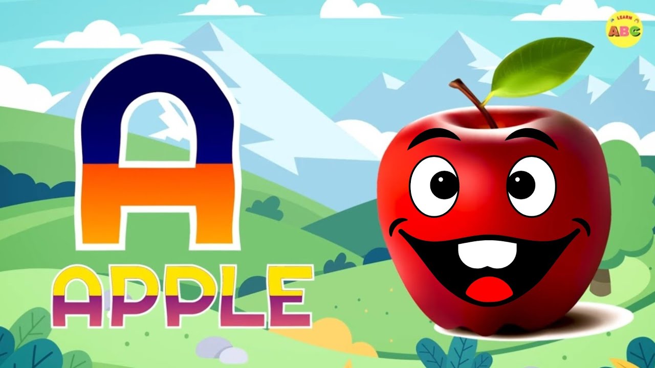 A for Apple B for Ball 🍎 | ABCD Song & Phonics for Kids | Learn ABC ...