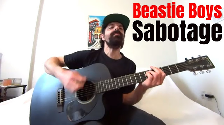 Sabotage Acoustic version - Acoustic performance video thumbnail