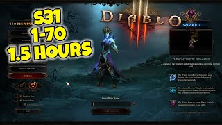 Level a Wizard in 1.5 hrs Diablo 3 Season 31 Starter Guide