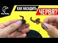 Как насадить ЧЕРВЯ на крючок?! 3 способа! Ловля КАРПА, КАРАСЯ, ЛЕЩА, ПЛОТВЫ🐟