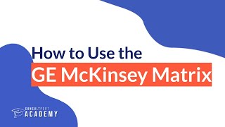 How to Use the GE McKinsey Matrix | Long-Term Growth Strategy Course