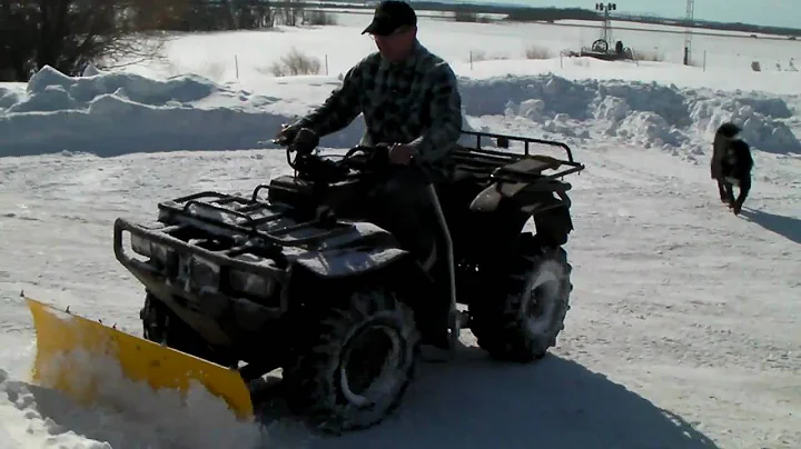 snow plowing-sudden impact