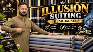 ILLUSION SUITING LUXURY SHINE WOOL TOUCH LIGHT WEIGHT SOFT SMOOTH FABRIC CONTACT # 03340505015 screenshot 2
