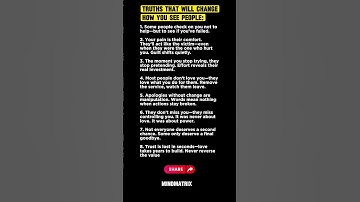 7 Truths That Will Change How You See People (No More Illusions)...