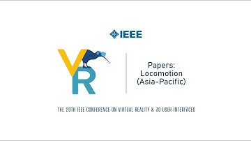 Papers: Locomotion (Asia-Pacific) | IEEE VR 2022