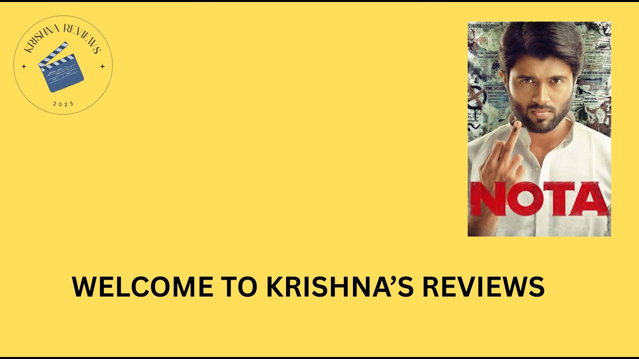 NOTA Review 🎙️ | Vijay Deverakonda’s Political Leap – Hit or Miss?