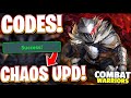 ✨[CHAOS UPD] ALL OF THE NEW CHAOS UPDATE CODES FOR COMBAT WARRIORS! ROBLOX COMBAT WARRIORS CODES