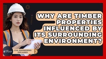 Why Are Timber Properties Influenced By Its Surrounding Environment? - Civil Engineering Explained