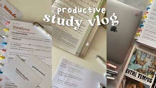 productive study vlog 📓productive weekend, studying, endless note-taking...