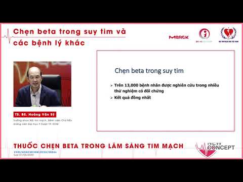 Thuốc chẹn beta trong lâm sàng tim mạch - TS. BS. Hoàng Văn Sỹ | 01minh.com
