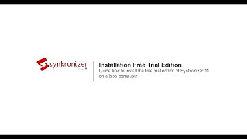 How to install the free trial edition of Synkronizer Excel Compare Tool