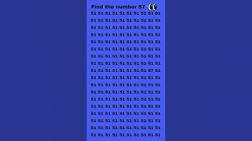 Find the number 57