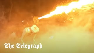 video: Watch: Flamethrowing robot dog goes on sale