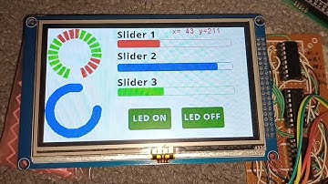 SSD1963 16 BIT 74HC595 STM32 TFT STM32F401
