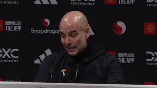 They were better, just have to accept it - Guardiola on City derby defeat at Old Trafford