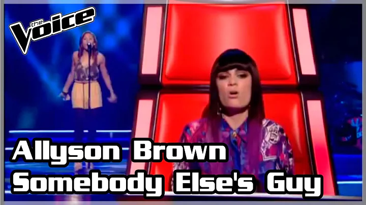 Allyson Brown - Somebody Else's Guy (The Voice UK ...