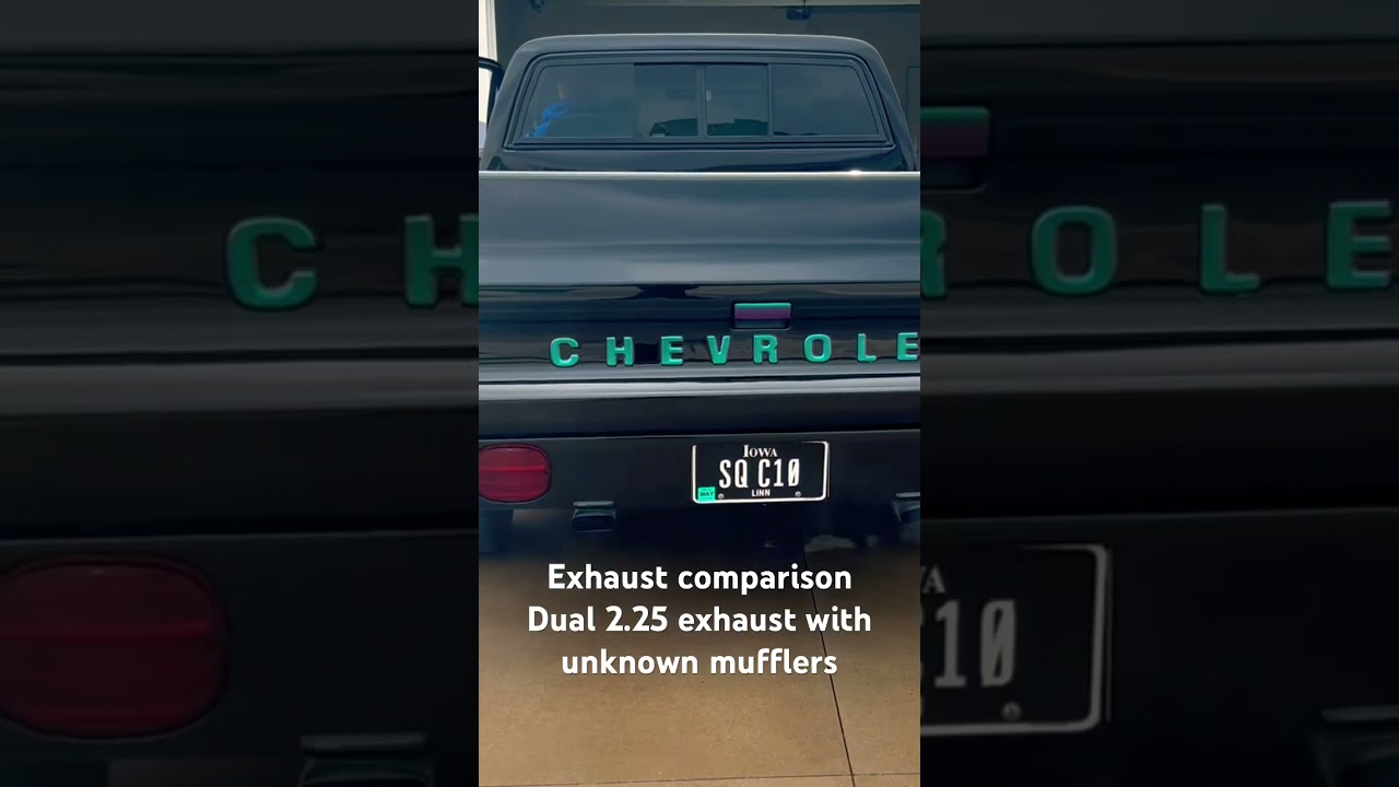 Exhaust comparison - 2.25 inch dual exhaust versus 3 inch with x-pipe and Borla Pro XS 