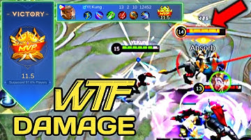 CHOU DAMAGE HACK IN RANK PUSH!TRY THIS BUILD CHOU USERS !!🔥🔥🔥