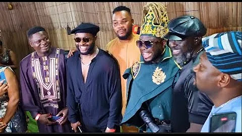 Watch How Femi Adebayo And Other Actors Greeted Itele The Icon At His Movie Premiere: Kesari