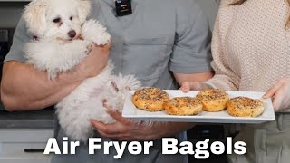 Air Fryer Bagels! | High Protein, Simple Recipe