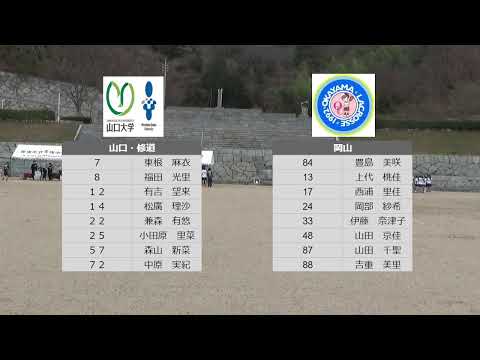 中四国地区学生ラクロス2020年度新人戦　女子【岡山大学vs山口・修道合同チーム】