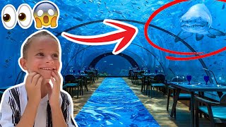 WE HIRED A RESTAURANT UNDER THE SEA  *ROMAN'S 6TH BIRTHDAY SURPRISE*