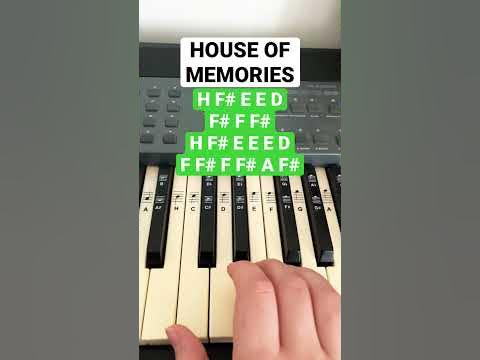 House Of Memories Piano Tutorial EASY - YouTube
