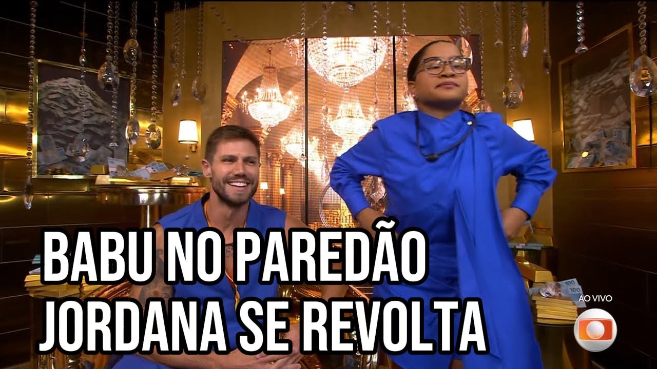 🔴 BBB 26: BABU NO PAREDÃO; JORDANA SE REVOLTA COM JONAS E TRAIÇÃO ACONTECER NO PAREDÃO