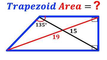 Can you find the area of the Trapezoid? |  (Trapezium) | #math #maths | #geometry