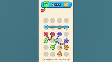 Tangled Line 3D - leve 6 puzzle challenge 🙀 | Android X iOS Gameplay #Shorts