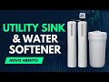 Novo 485 HTO Water Softener And Steelton 18 X 18 Sink