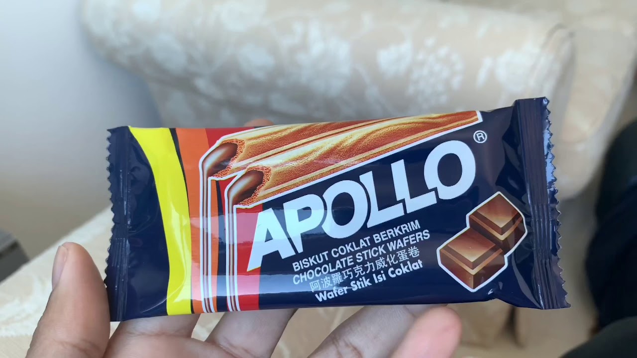 Apollo Chocolate Stick Wafers Snacks in Malaysia YouTube