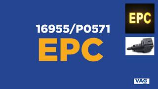 ¡EPC! Luces de frenos no funcionan código. 16955/P0571 Brake Light Switch (F): Implausible Signal.