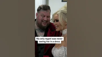 Jelly Roll and Bunnie XO renew wedding vows #shorts