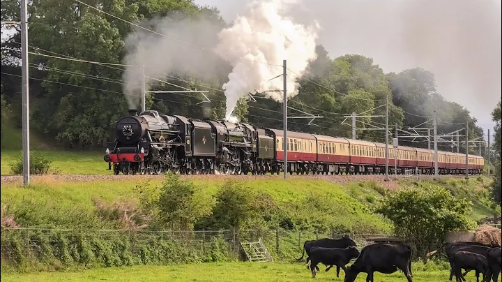 LMS 45231 & 70000 Britannia Power Up The Lickey Bank - The Bristol Forty !