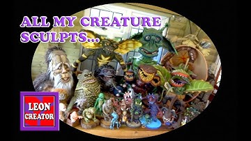 SCULPTING Creatures from Movies - EVERYTHING I