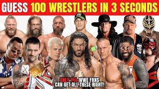 Can You Guess 100 WWE Wrestlers in 3 Seconds? | Ultimate WWE Speed Quiz screenshot 4