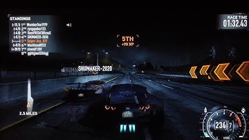 NFS: The Run - Multiplayer - Supercar Challenge - Night Riders: Race 2