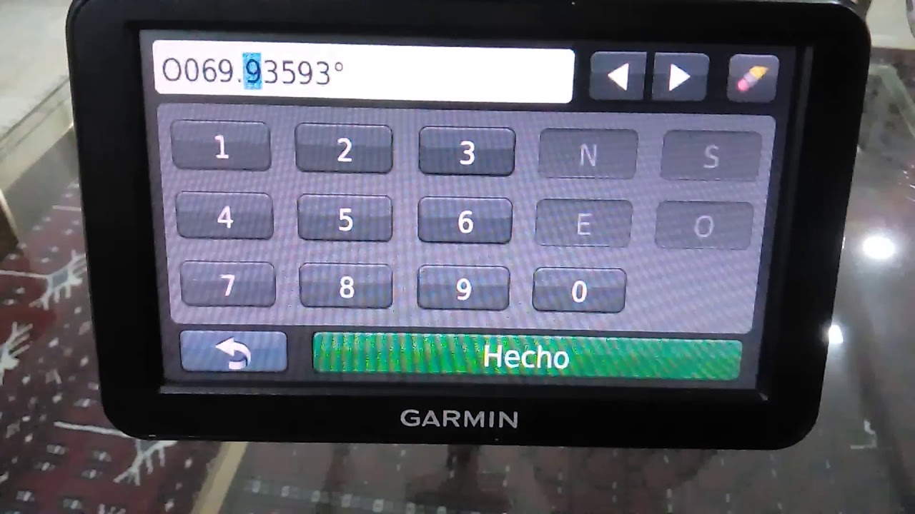 C mo Introducir Coordenadas En Garmin Nuvi YouTube